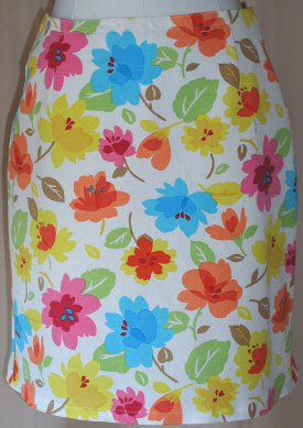 Karrie Spring Bouquet Print Skirt